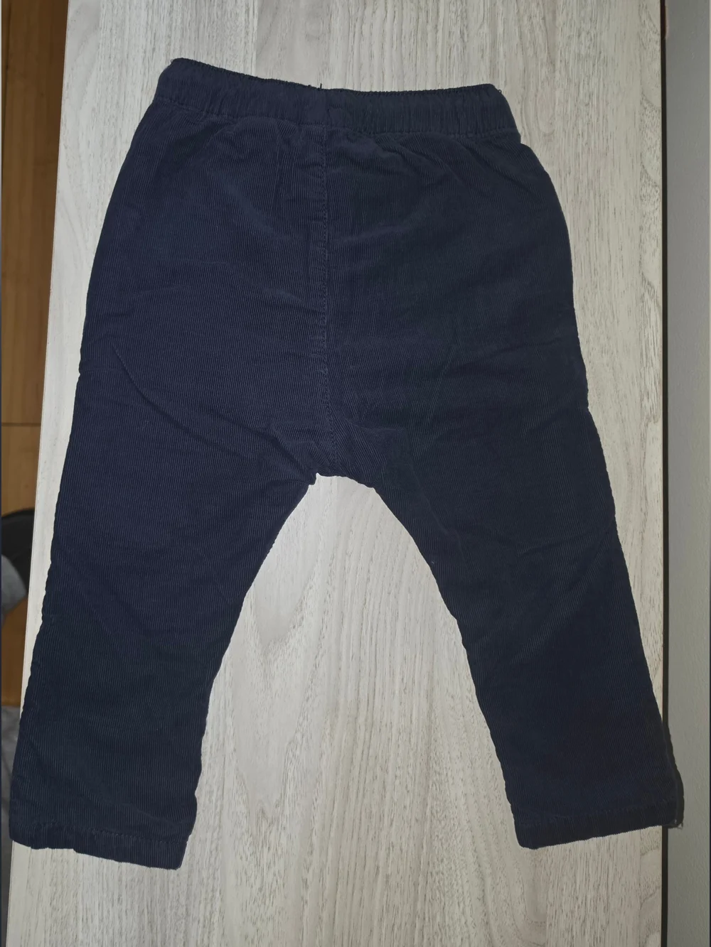 Kids Navy Corduroy Pull-On Pants